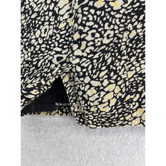 Yaly Couture Women's A Line Skirt Tulip Animal Print Lined Pleat Size Small - Picture 4 of 10